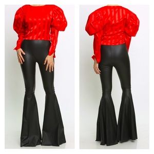 Black SuperFlare Pants